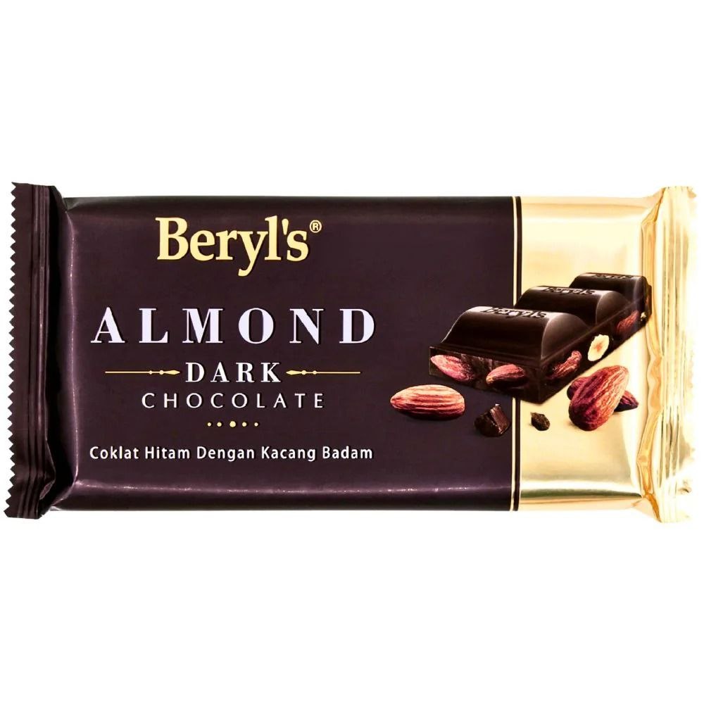 Beryl's Almond Dark Chocolate 160g